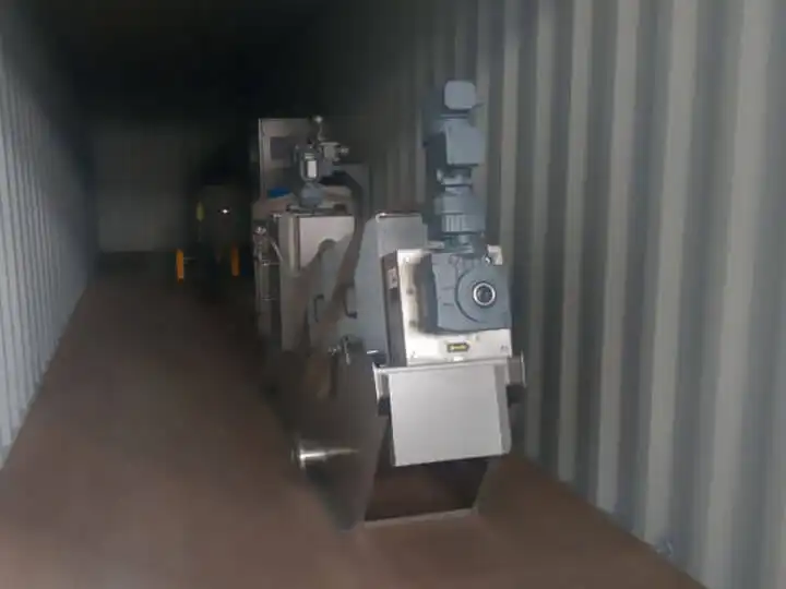 Screw Filter Press Food Processing Sludge Dewatering Machine